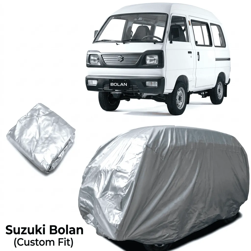 Carry Daba silver - Suzuki Bolan Top Cover - Carry Daba - Car Parking Top Cover - Water Proof- Dust Proof