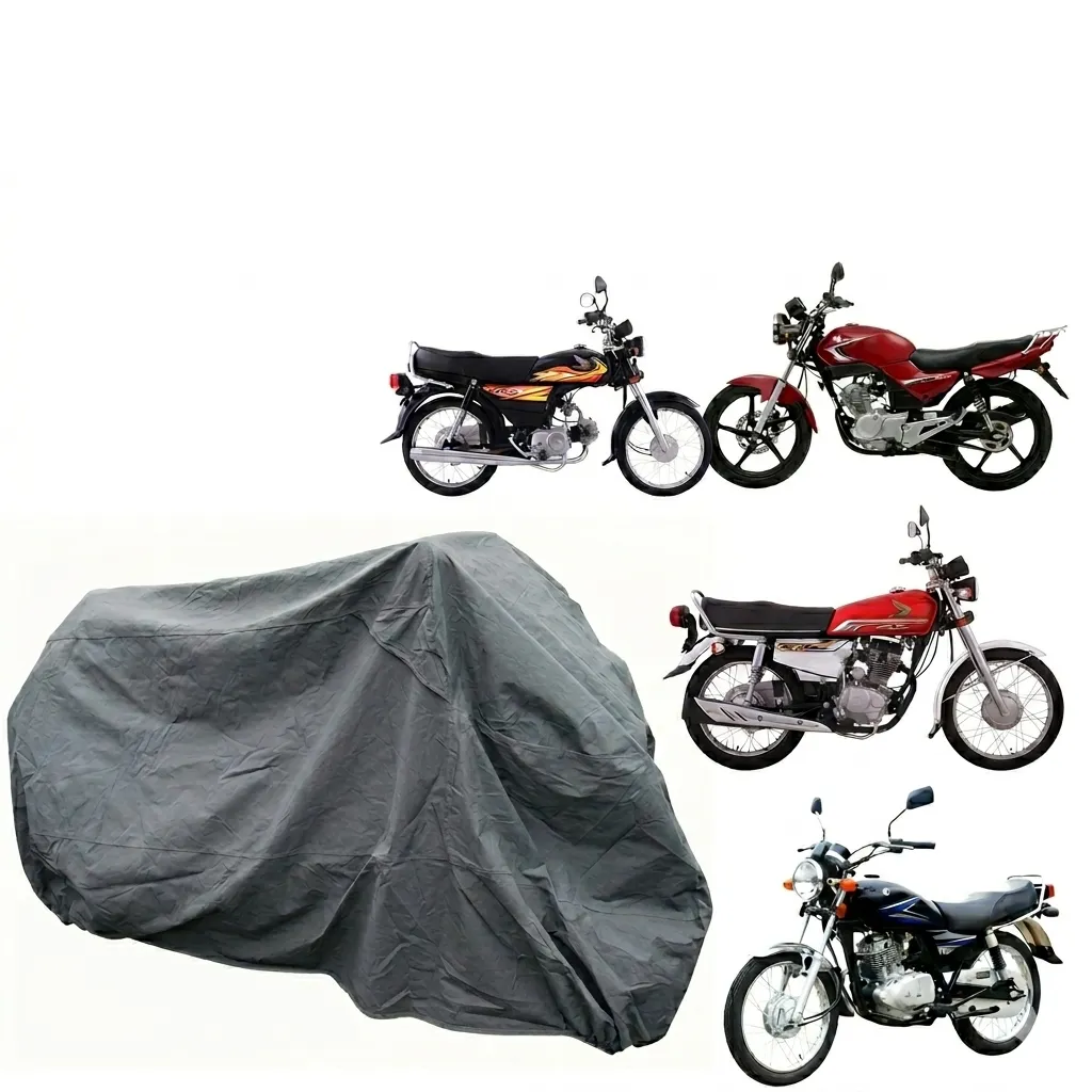 CD 70 Bike Cover PVC + Cotton | Waterproof Dustproof Double Stitched Heavy Duty Protection