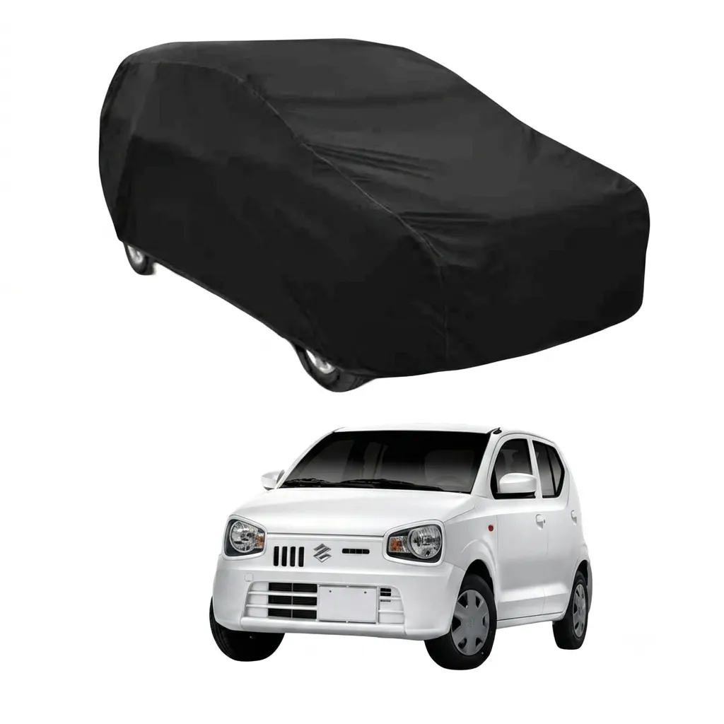 New Alto Black Coated Car Cover